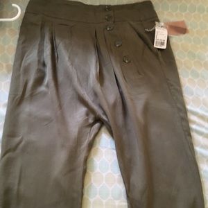 Green trousers